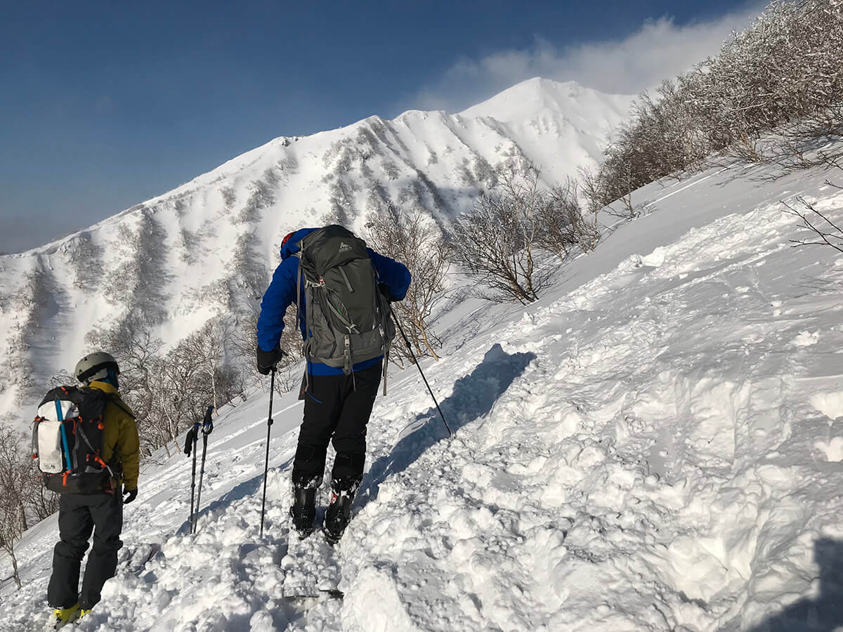 Back country in Mt.Asahi