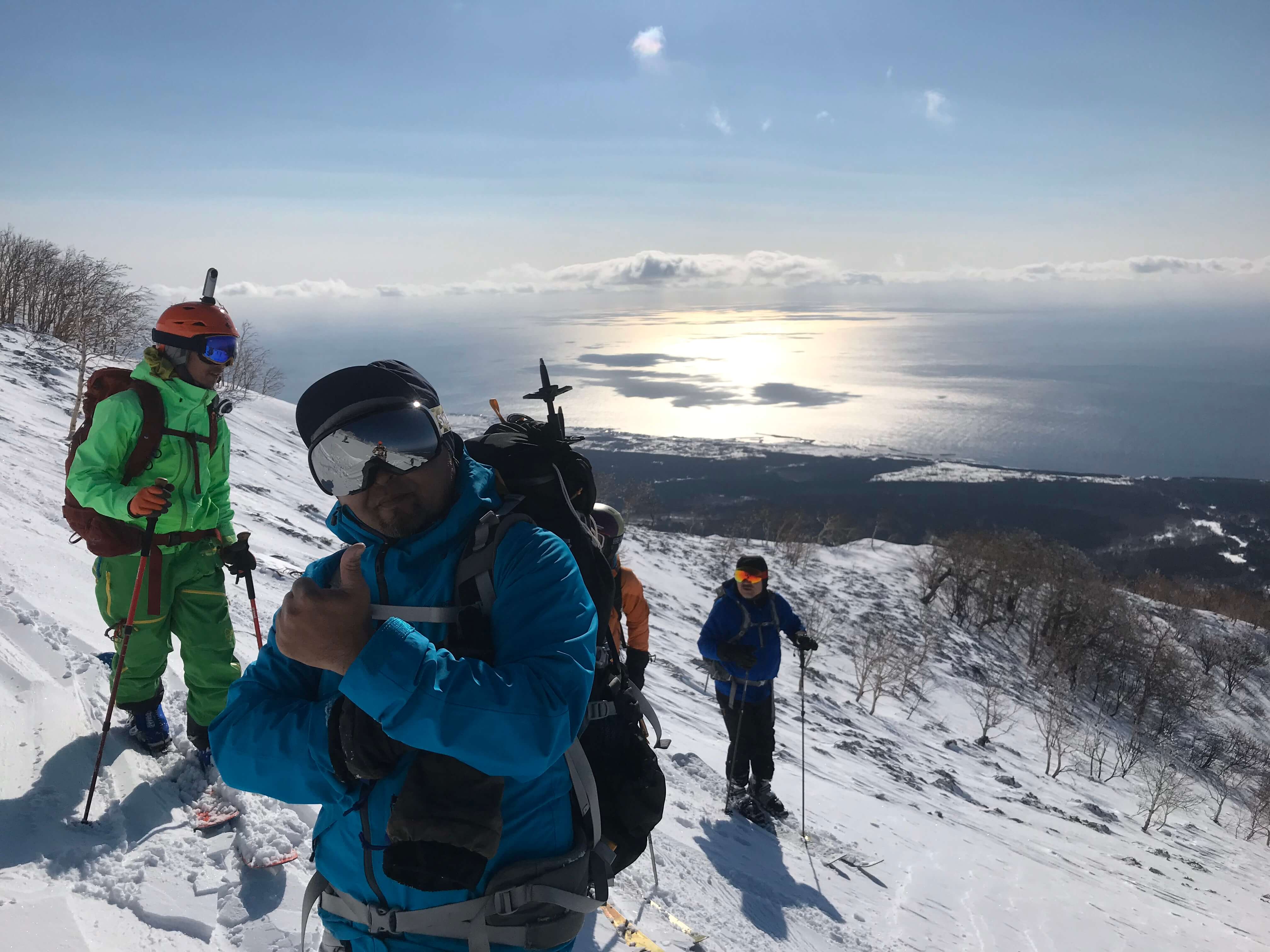 Back country in Mt.Asahi