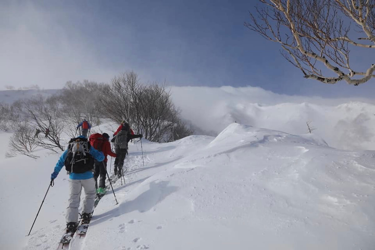 Back country in Mt.Asahi